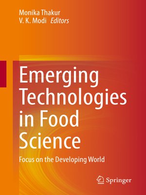 cover image of Emerging Technologies in Food Science